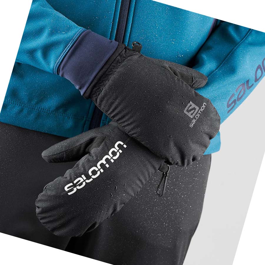 Guantes Salomon CROSS WINTER TRAINING Mujer Negros | MX 2101KOR